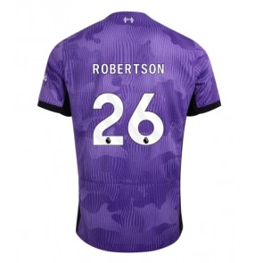Lacne Muži Futbalové dres Liverpool Andrew Robertson #26 2023-24 Krátky Rukáv - Tretina